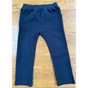 Kate Quinn Girls' Black Ribbed Pants Size 3